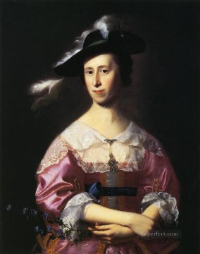  Hill Art - Mrs Samuel Quincy Hannah Hill colonial New England Portraiture John Singleton Copley